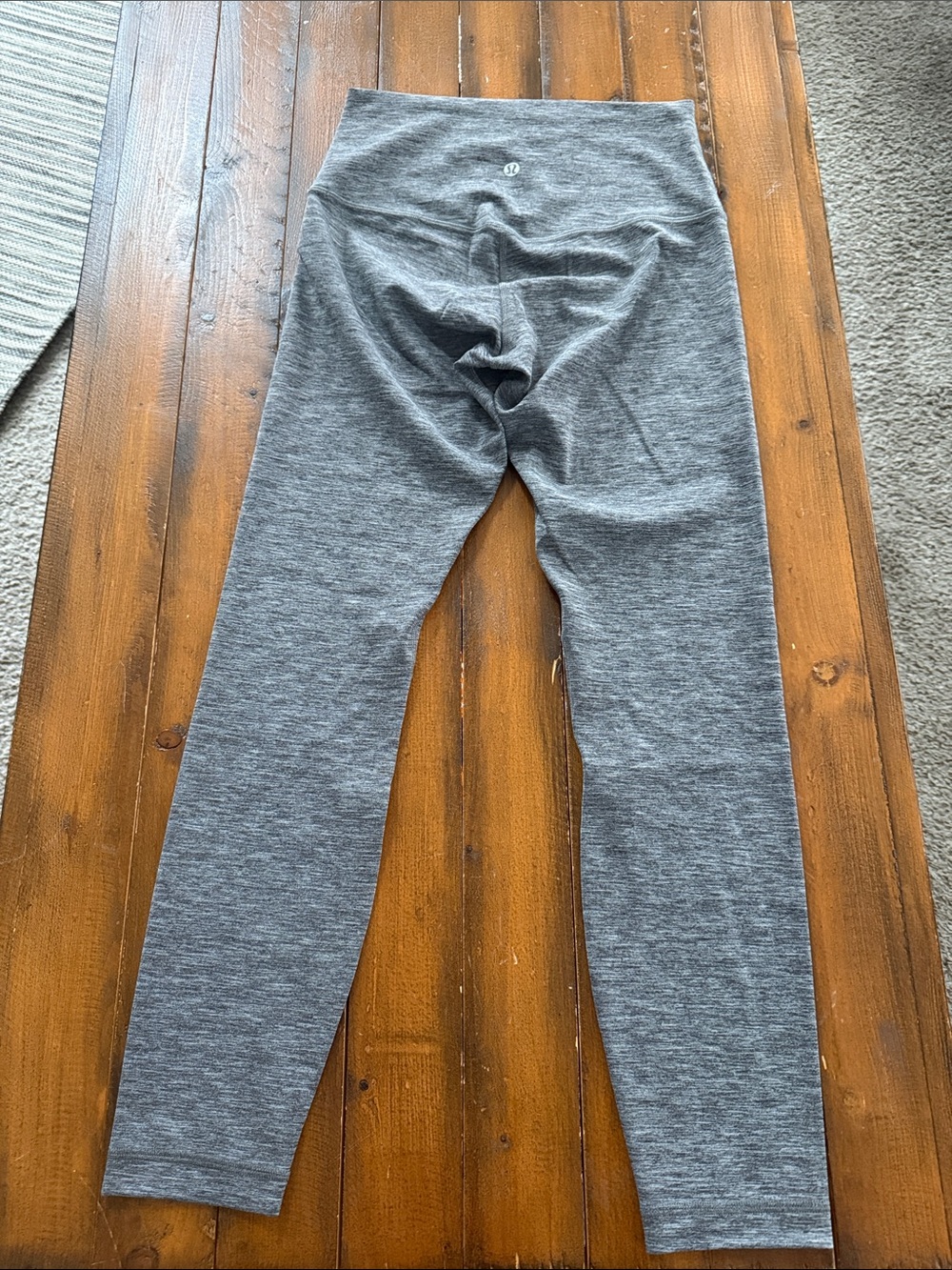 lululemon athletica womens Heather Gray Seamless Leggings